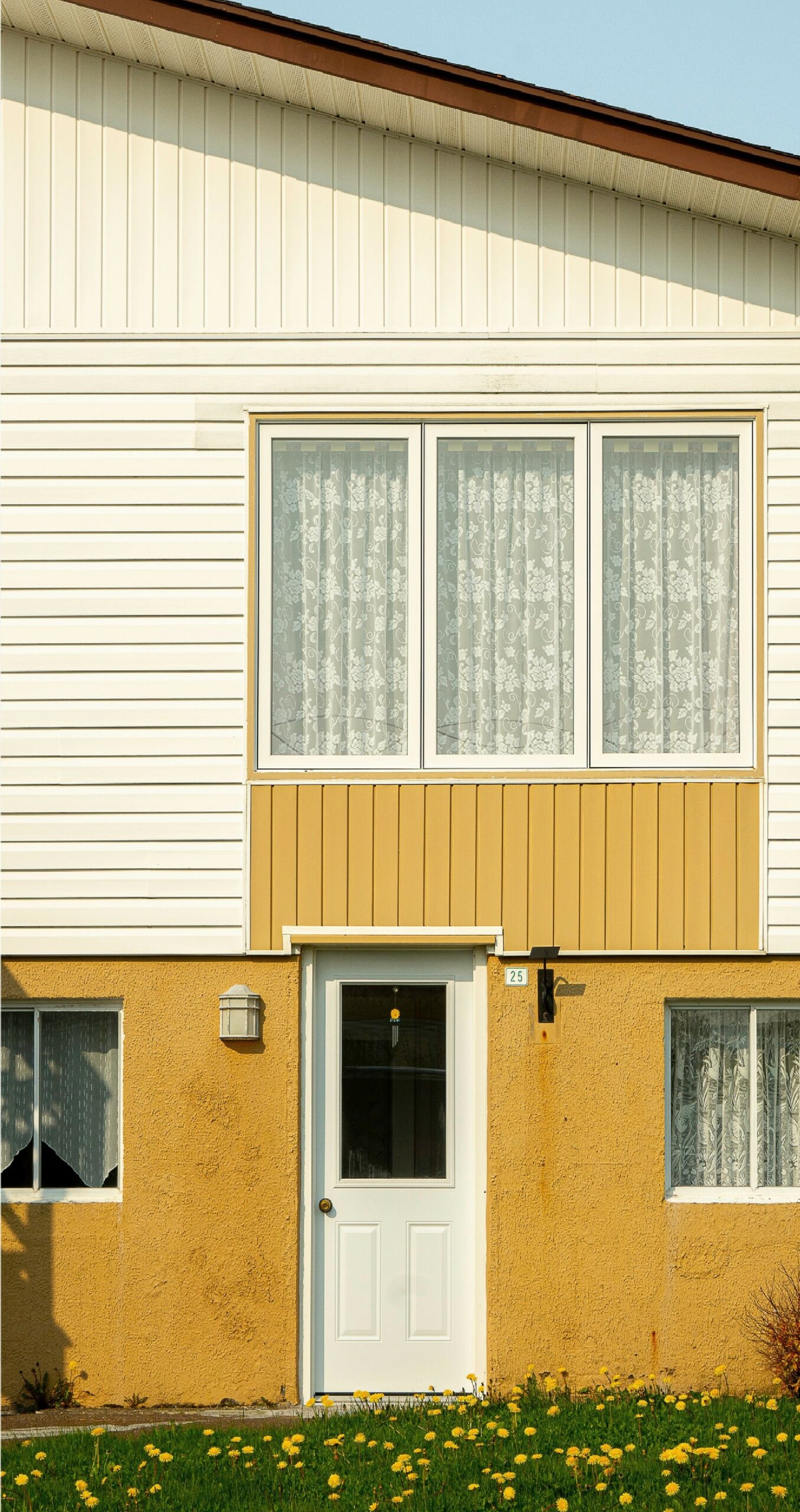 Panneau de présentation de l'exposition Habiter Miquelon